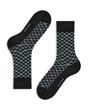 Falke Smart Cotton Blend Check Socks Product Image