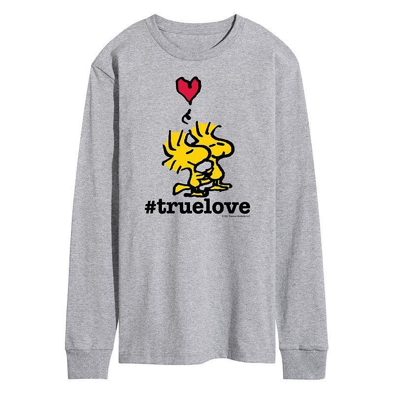 Mens Peanuts True Love Long Sleeve Tee Product Image