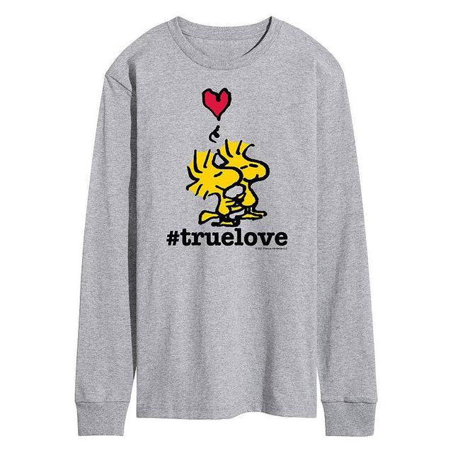 Mens Peanuts True Love Long Sleeve Tee Product Image