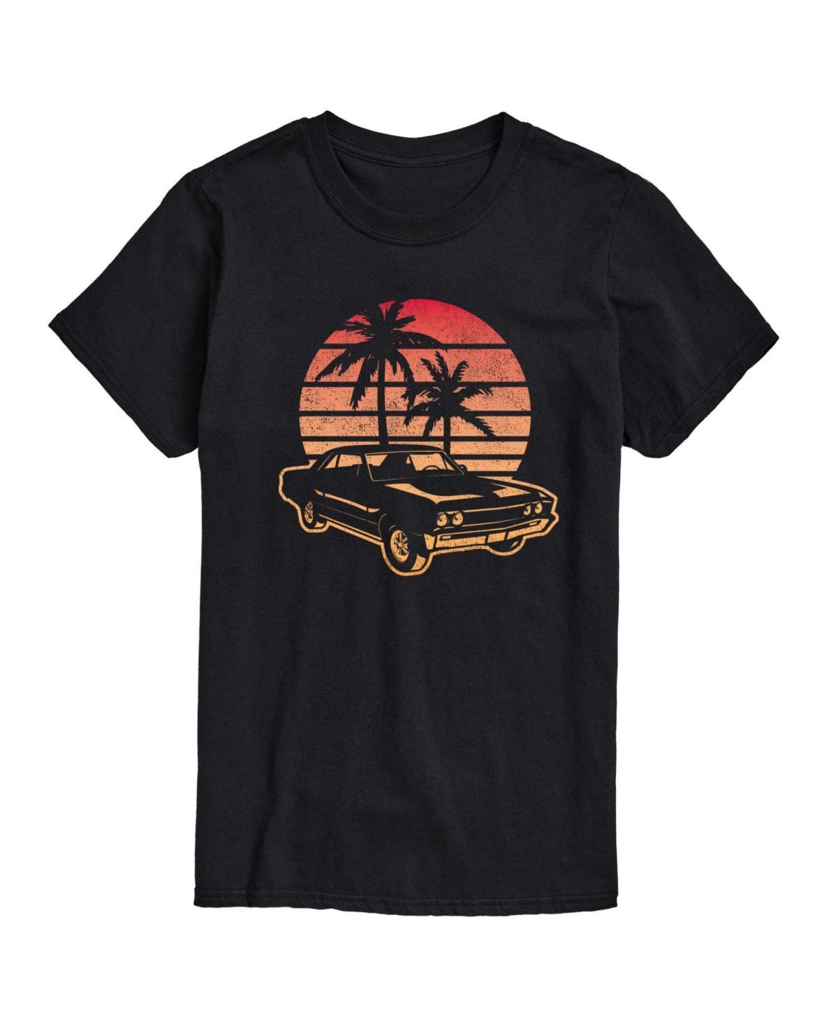 Airwaves Mens Sunset Car Short Sleeve T-shirt Product Image