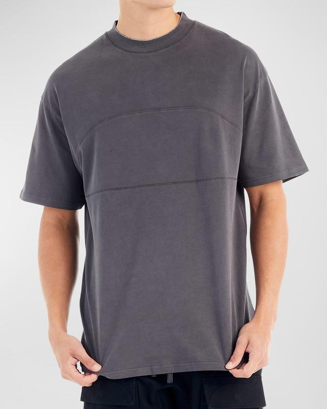 Mens Washed T-Shirt with Center Seam Product Image