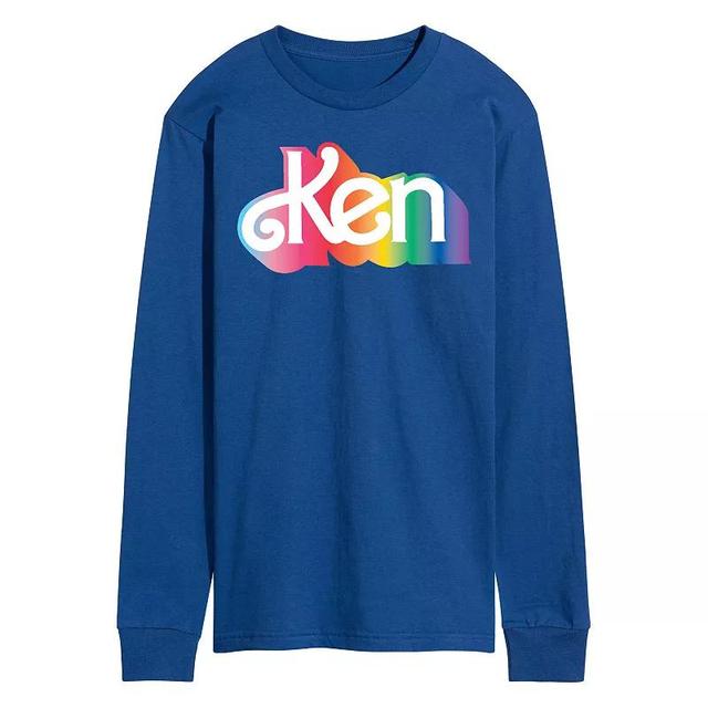 Mens Barbie Ken Logo Long Sleeve Graphic Tee Product Image