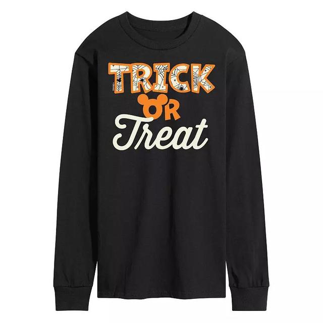 Disneys Mickey Mouse Mens Trick Or Treat Long Sleeve Graphic Tee Product Image