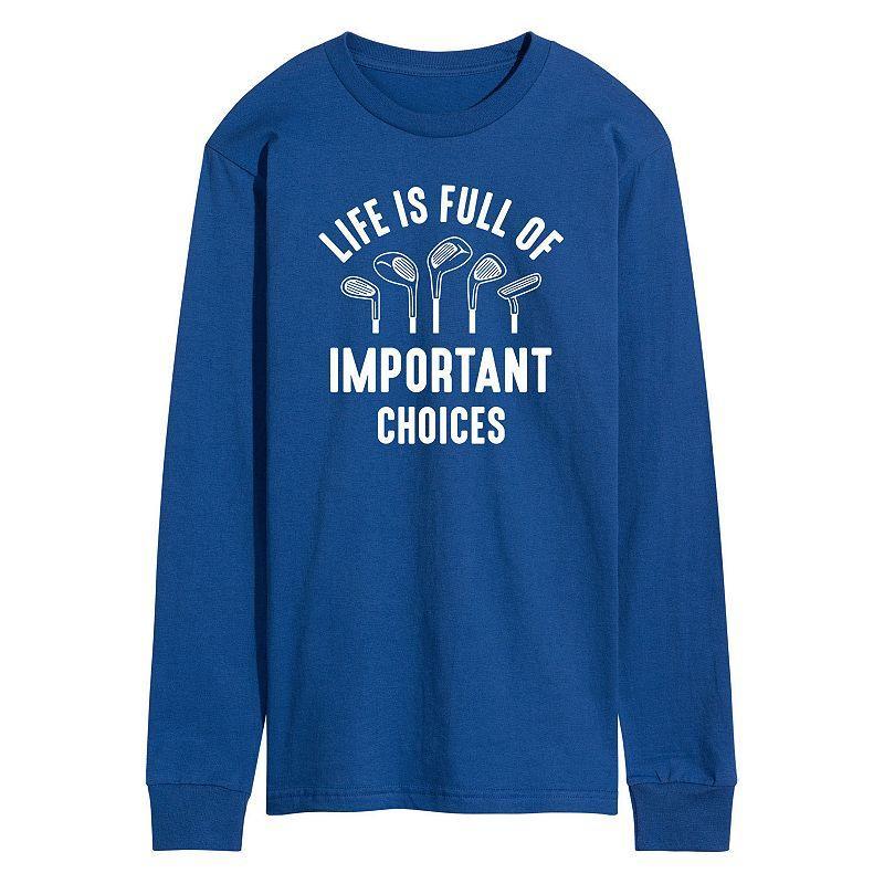 Mens Life Is Full Of Important Choices Long Sleeve Graphic Tee Product Image