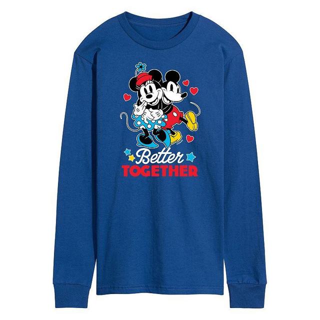 Disneys Mens Better Together Long Sleeve Tee Product Image