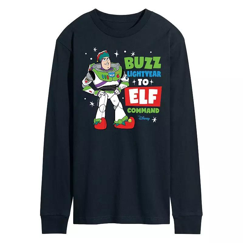 Disney / Pixars Toy Story 4 Buzz Lightyear Mens Long Sleeve Graphic Tee Product Image