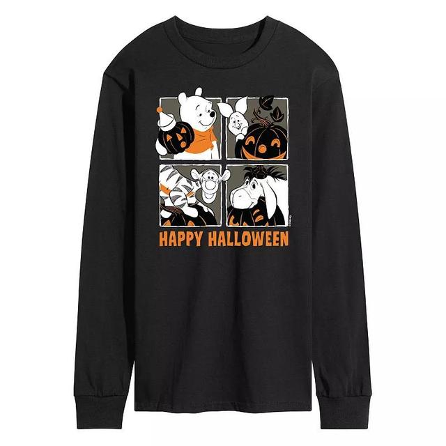 Disneys Winnie the Pooh Mens Happy Halloween Long Sleeve Graphic Tee Product Image