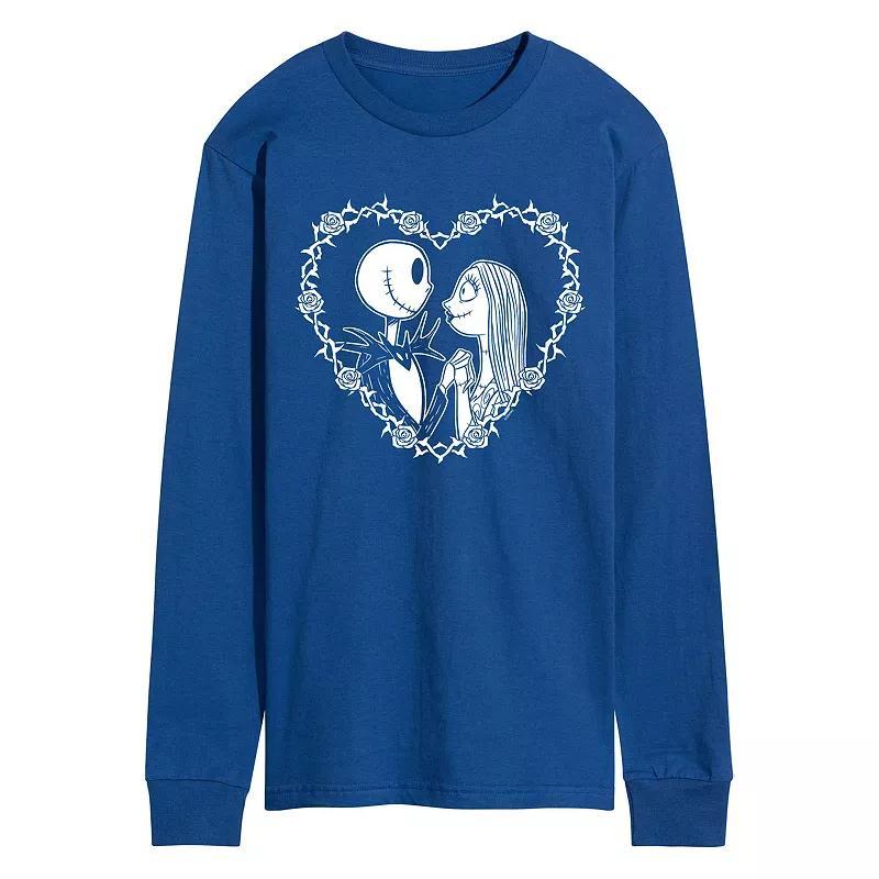 Disneys Nightmare At Christmas Jack Sally Mens Long Sleeve Graphic Tee Product Image