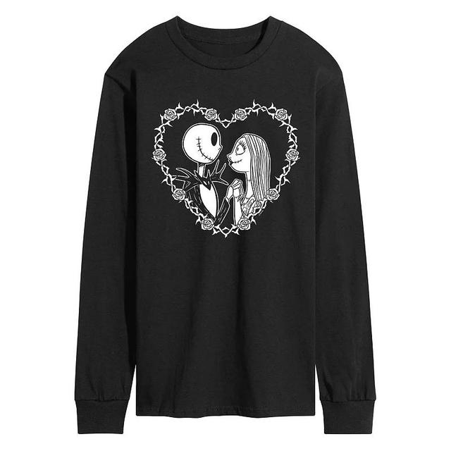 Disneys Nightmare At Christmas Jack Sally Mens Long Sleeve Graphic Tee Product Image