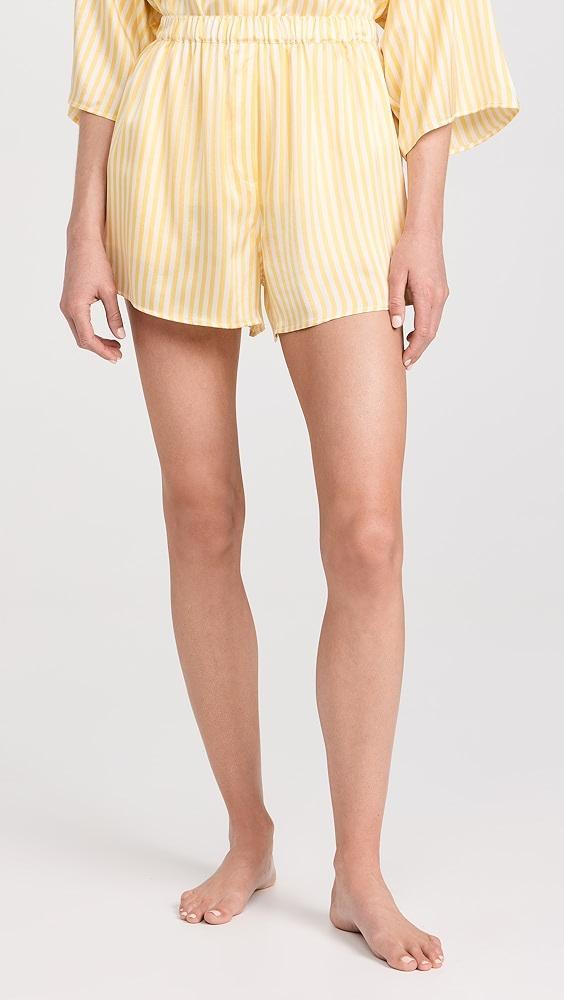 Lunya Washable Silk Relaxed Button Up Short Set | Shopbop Product Image