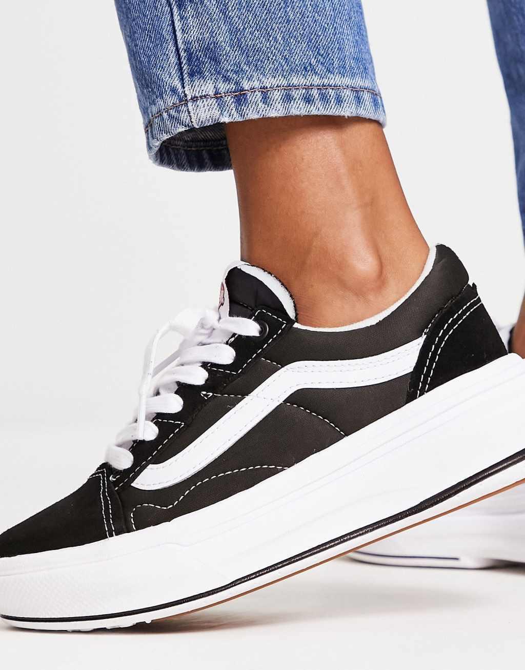 Vans Old Skool Overt sneakers in black/white Product Image