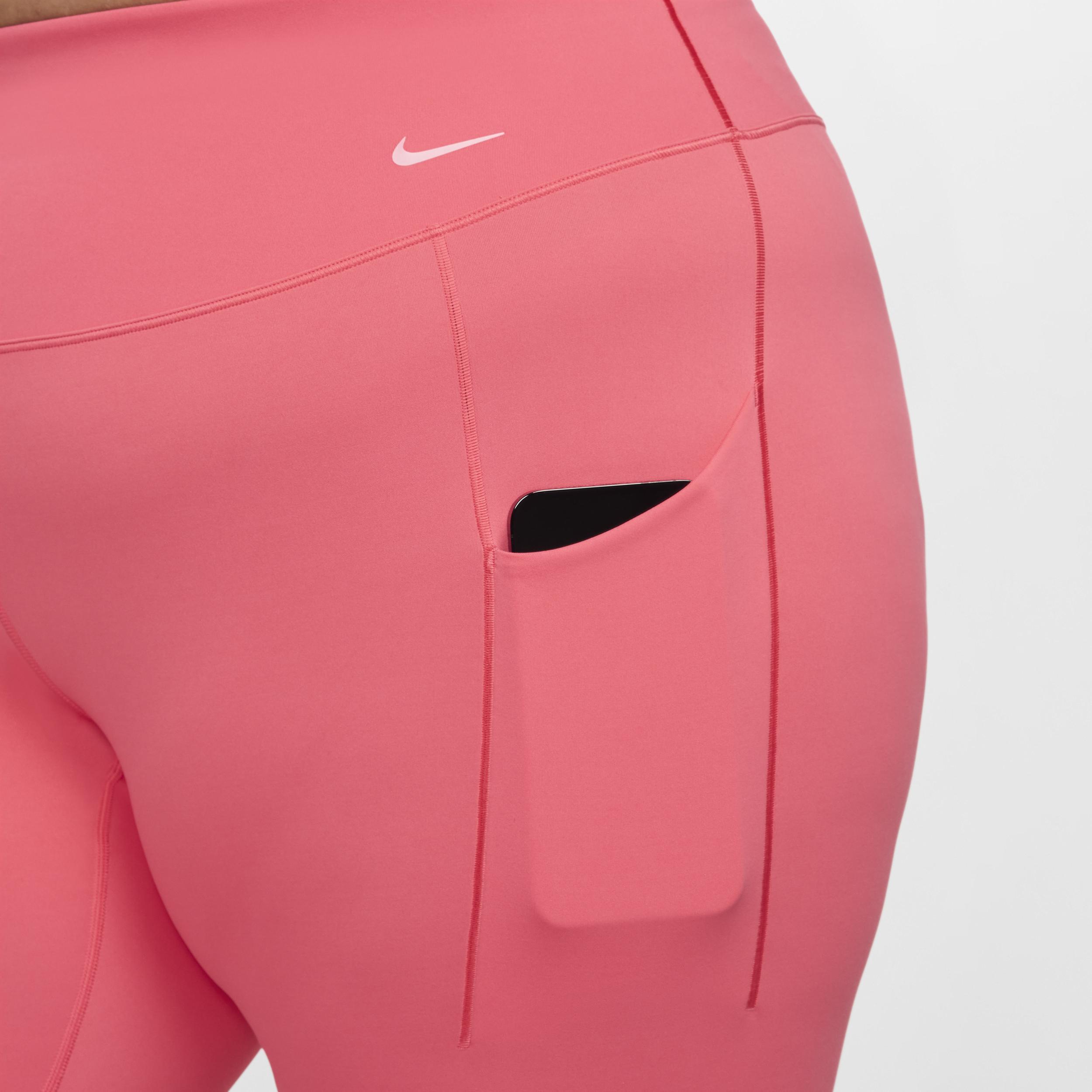 Nike Womens Universa Medium-Support High-Waisted 7/8 Leggings with Pockets (Plus Size) Product Image