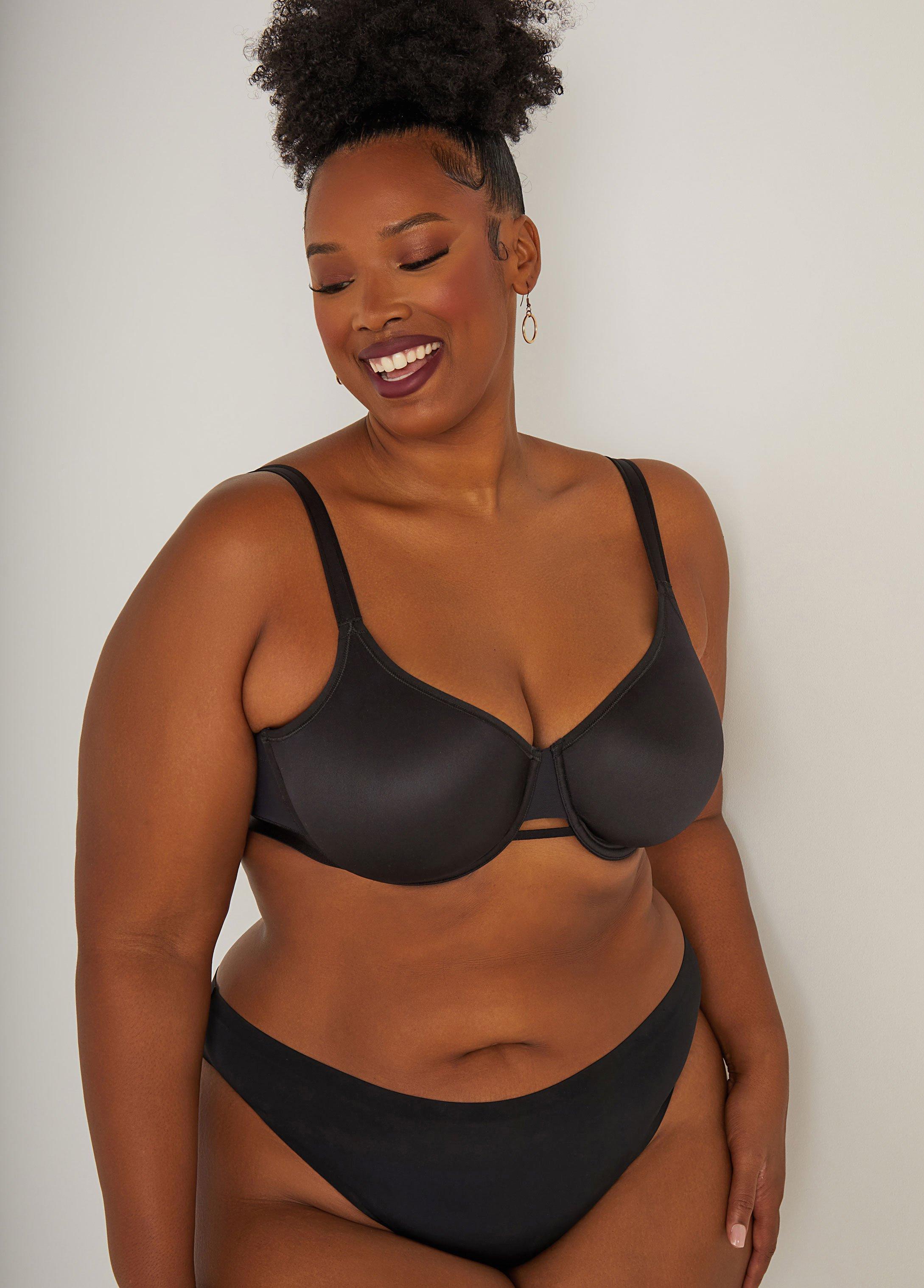 Paneled Side Smoothing Minimizer Bra Product Image