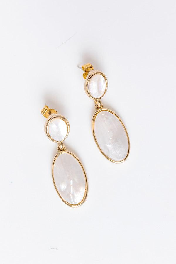 Starlit Slopes Earrings In Ivory Product Image