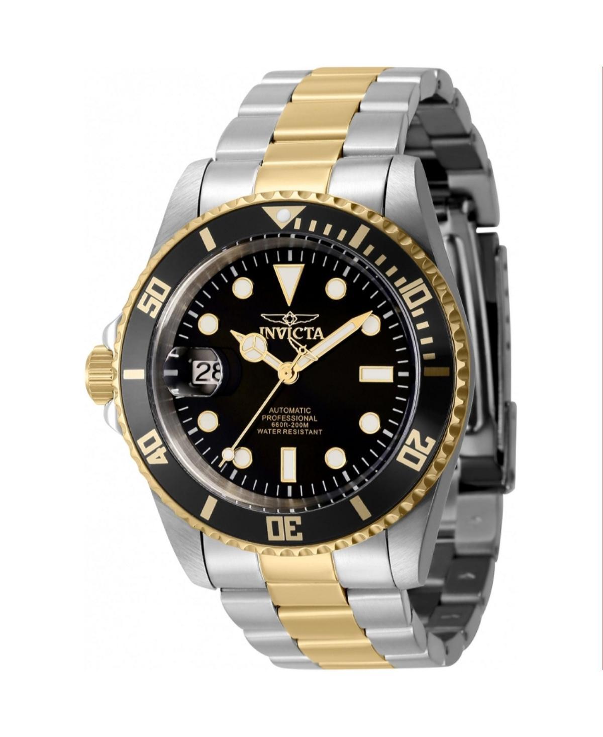 Invicta Mens 43979 Pro Diver Automatic 3 Hand Black Dial Watch - Black Product Image