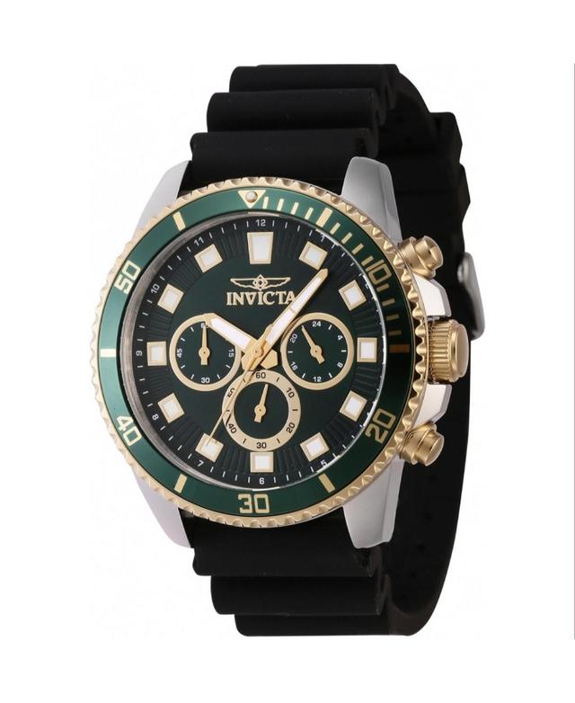 Invicta Mens 46127 Pro Diver Quartz Chronograph Green Dial Watch - Green Product Image