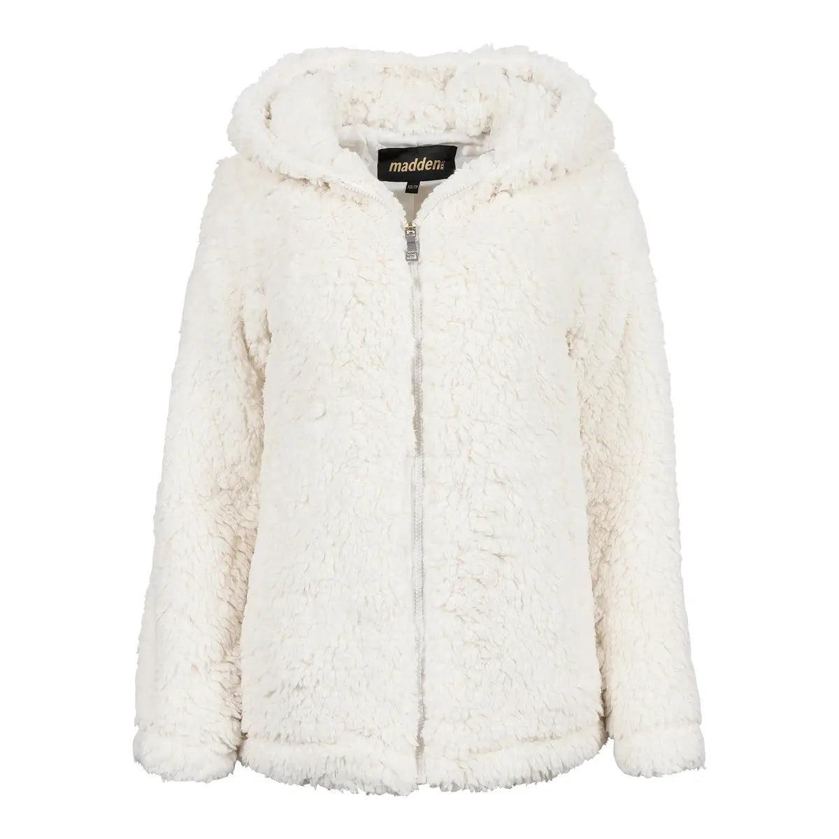 Madden Girl Women's Sherpa Zip Up Jacket Product Image