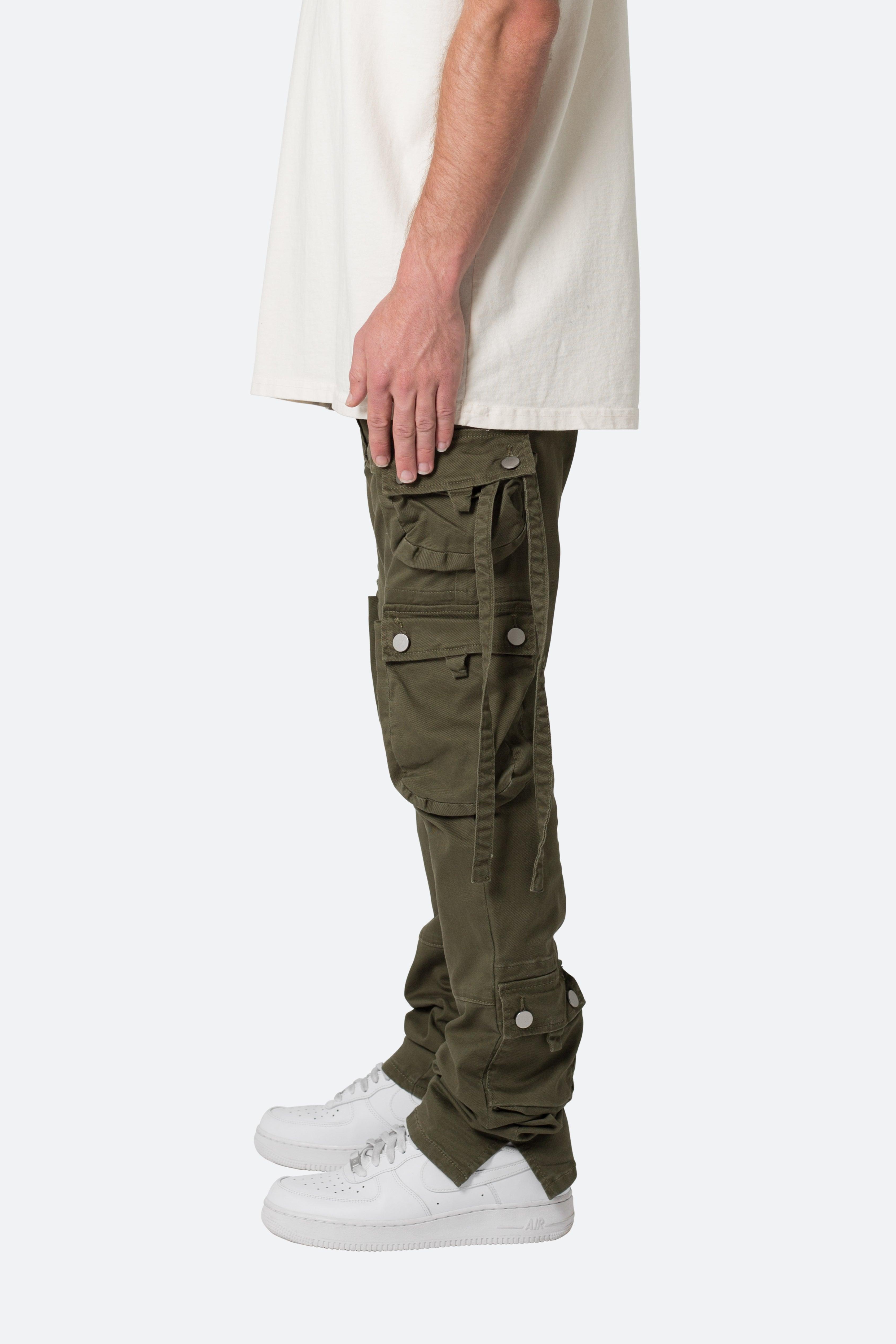 D152 Cargo Pants - Olive Product Image