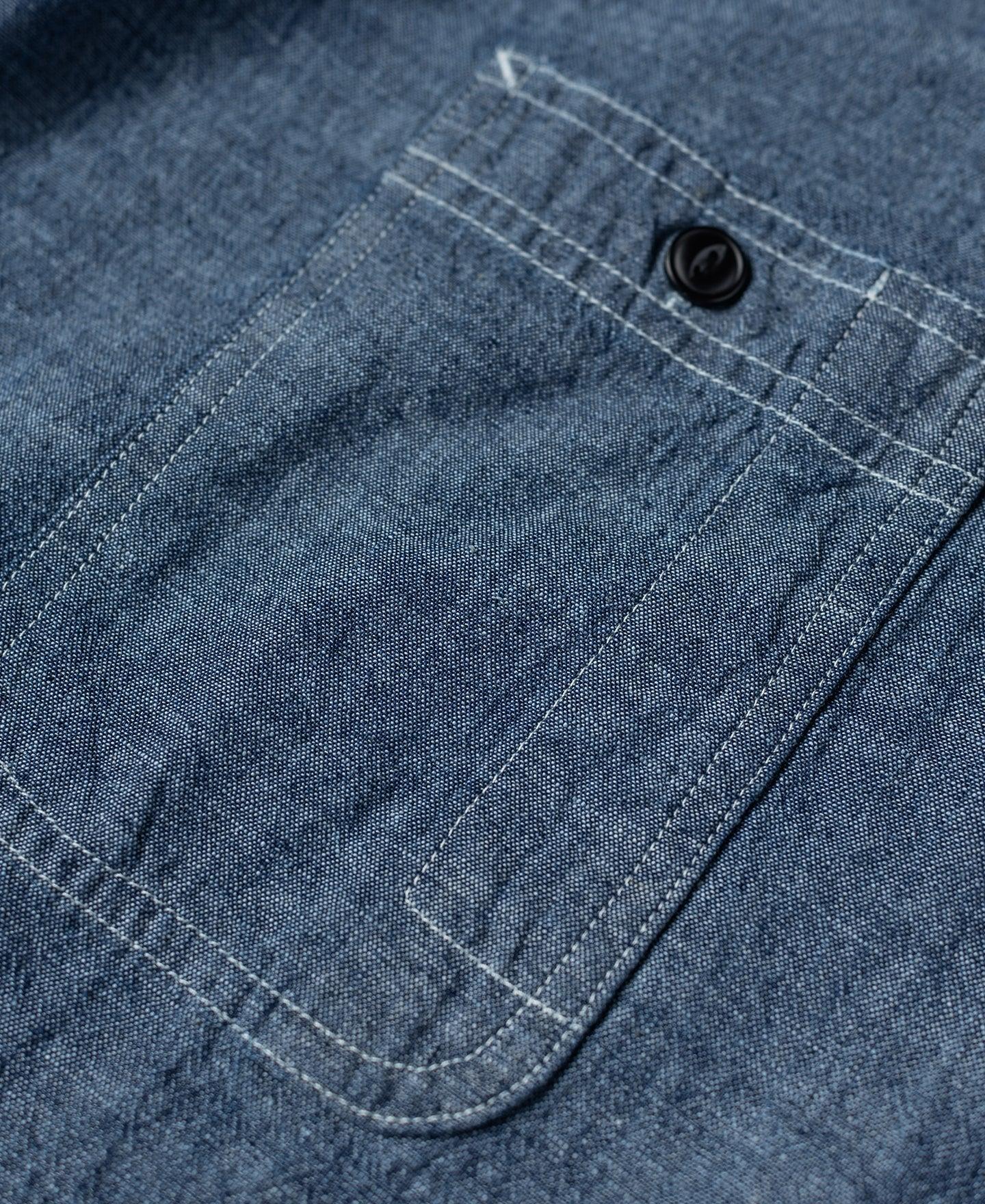 1943 Slub Cotton Chambray Work Shirt Product Image