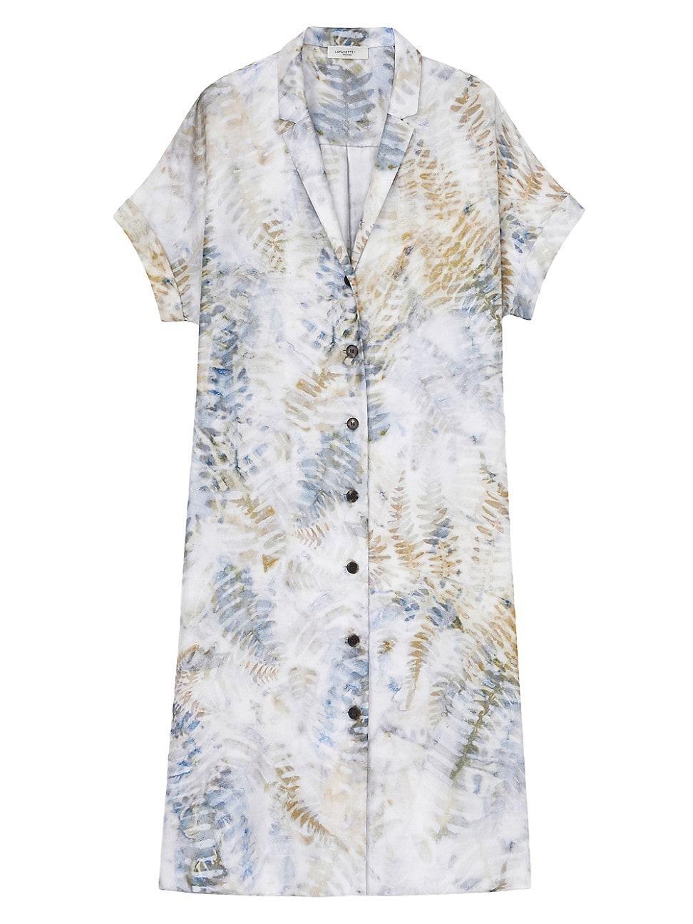 Womens Sawyer Printed Silk Dress Product Image