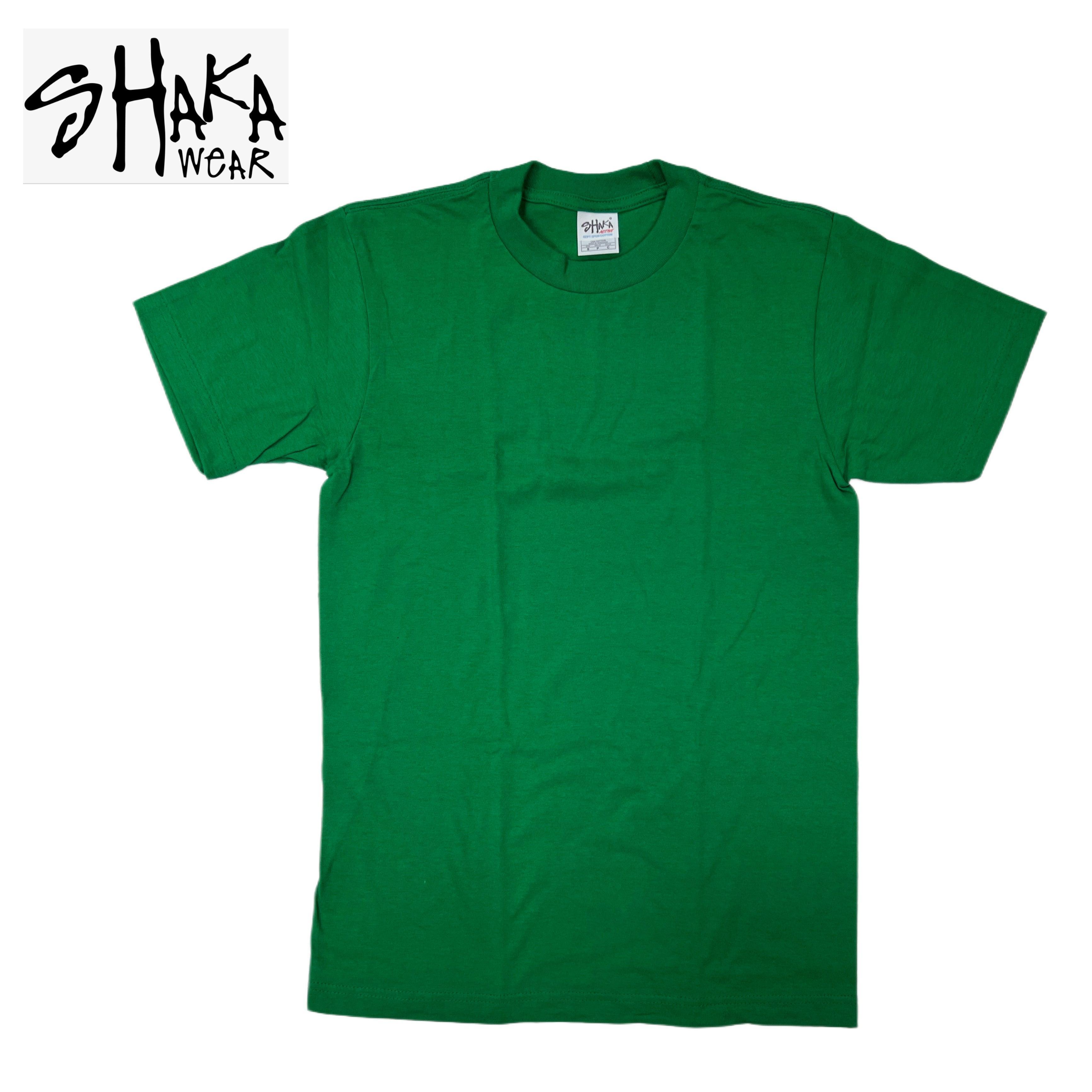 Shaka Wear 6.0 oz Active Short Sleeve T-Shirt (Hunter Green/Kelly Green/Orange/Hot Pink/Pink) Male Product Image