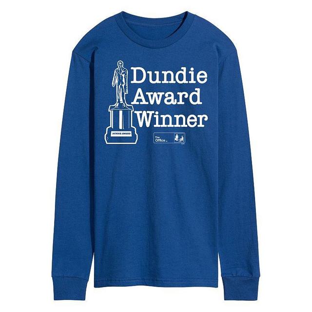 Mens The Office Dundie Winner Long Sleeve Tee Product Image