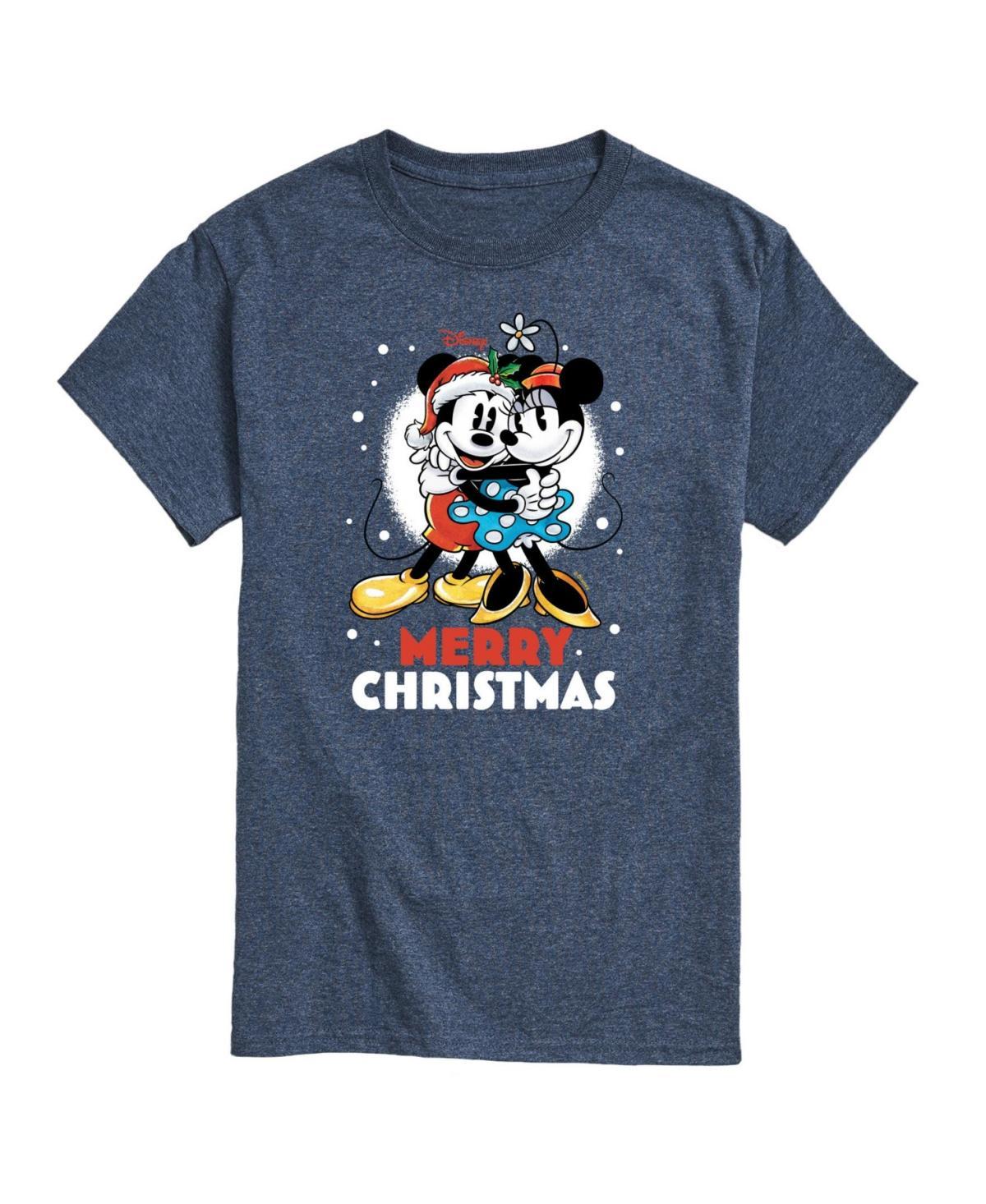 Disneys Mickey Mouse & Friends Mens Christmas Grid Graphic Tee Product Image