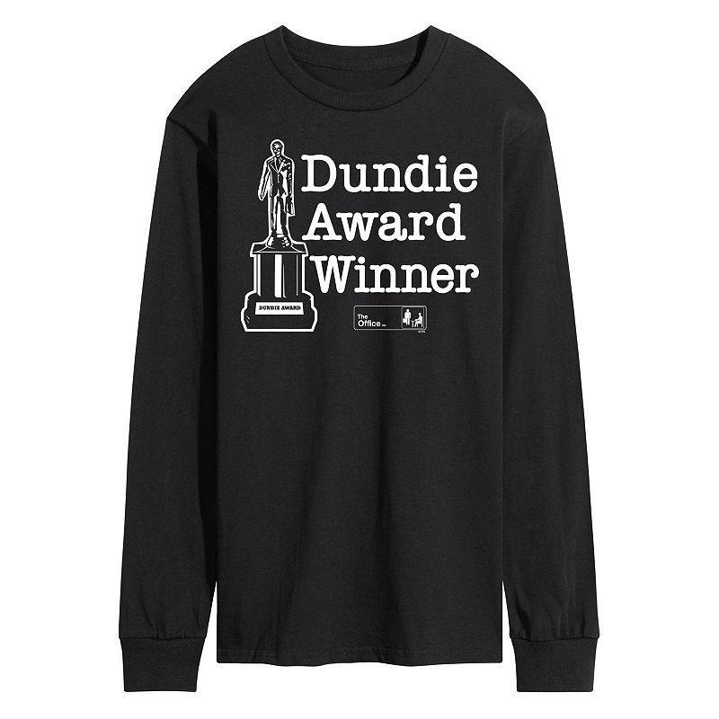 Mens The Office Dundie Winner Long Sleeve Tee Product Image