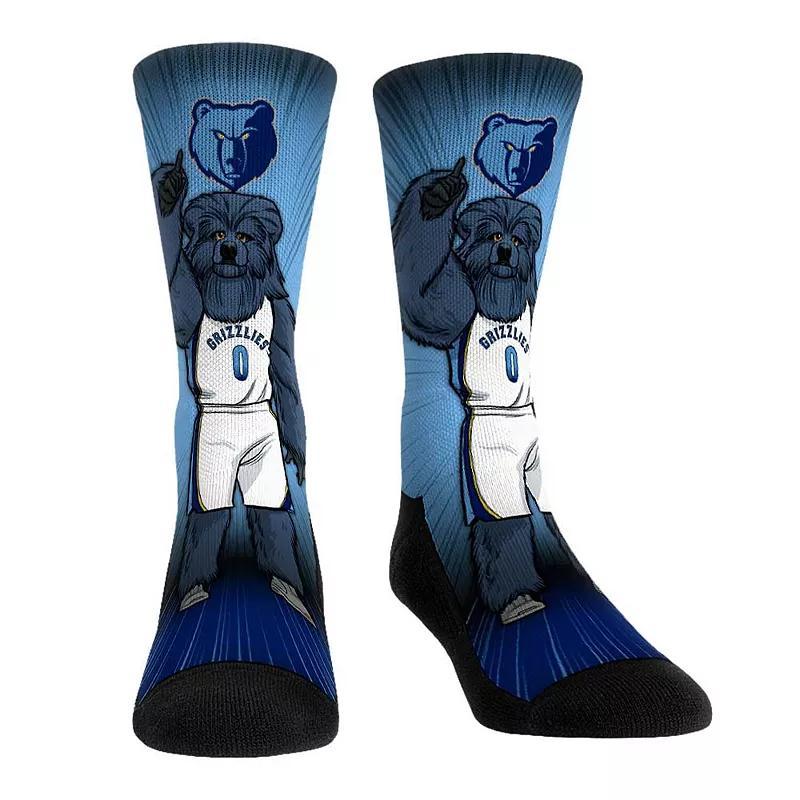 Rock Em Socks Memphis Grizzlies Mascot Pump Up Crew Socks, Mens Product Image