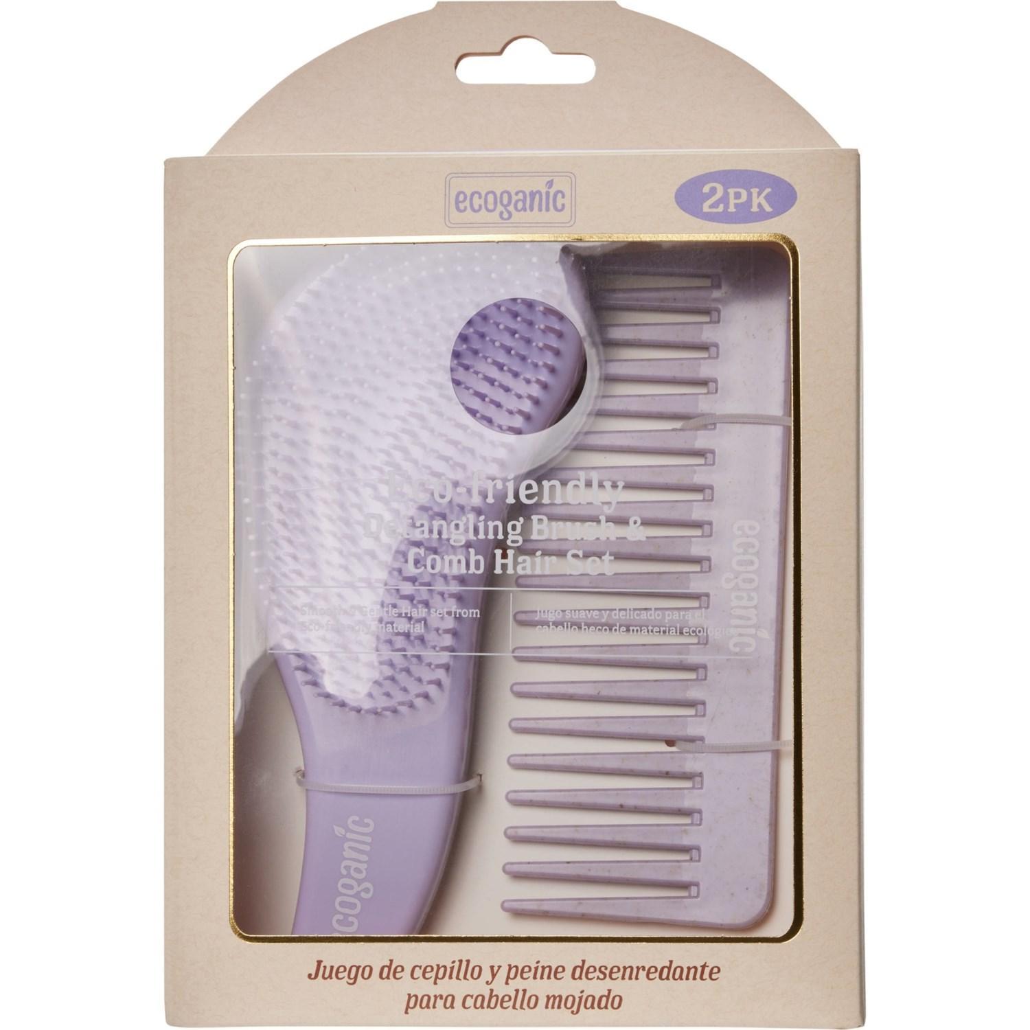 Ecoganic Detangling Brush and Comb Hair Set Product Image