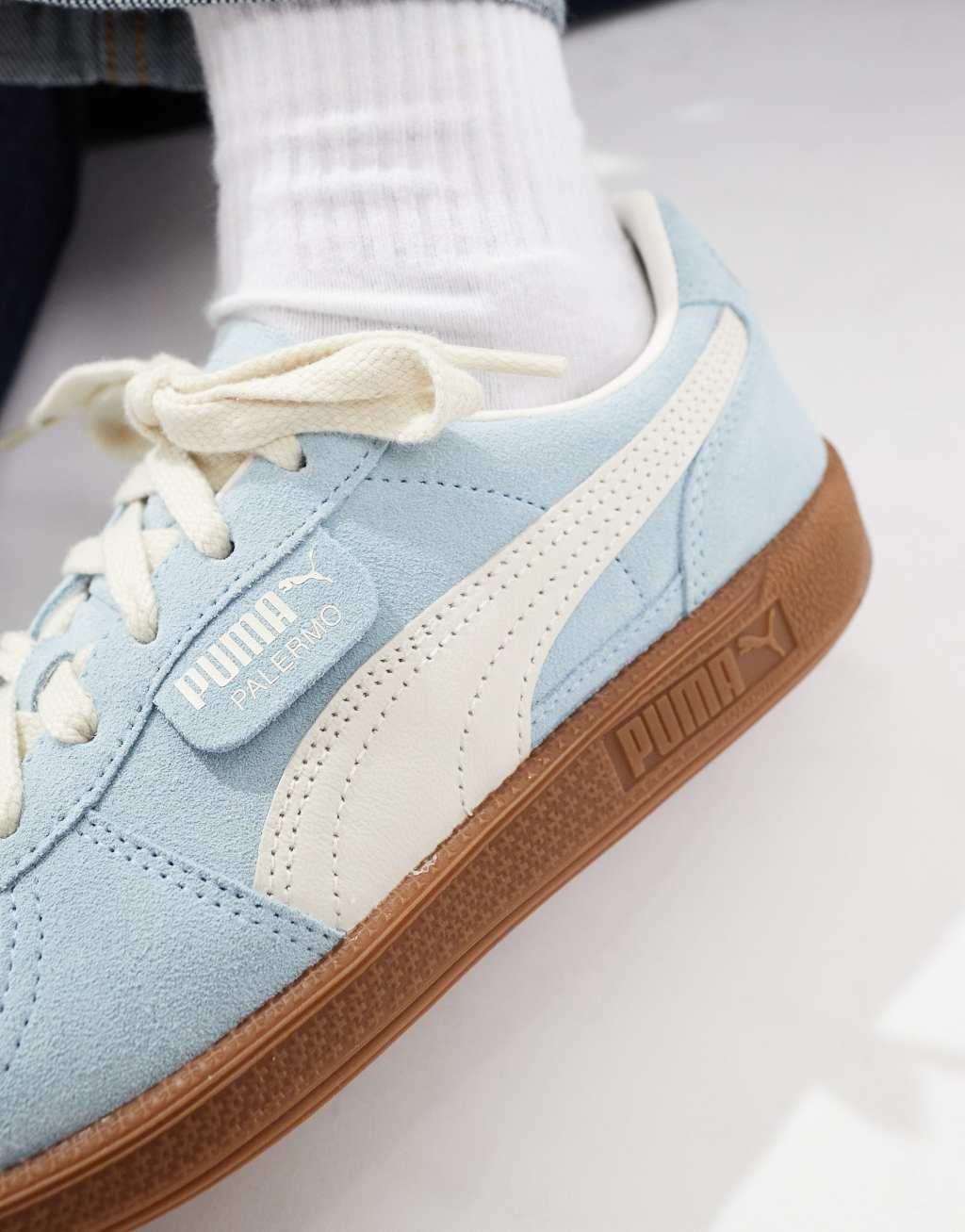 PUMA Palermo sneakers in blue Product Image