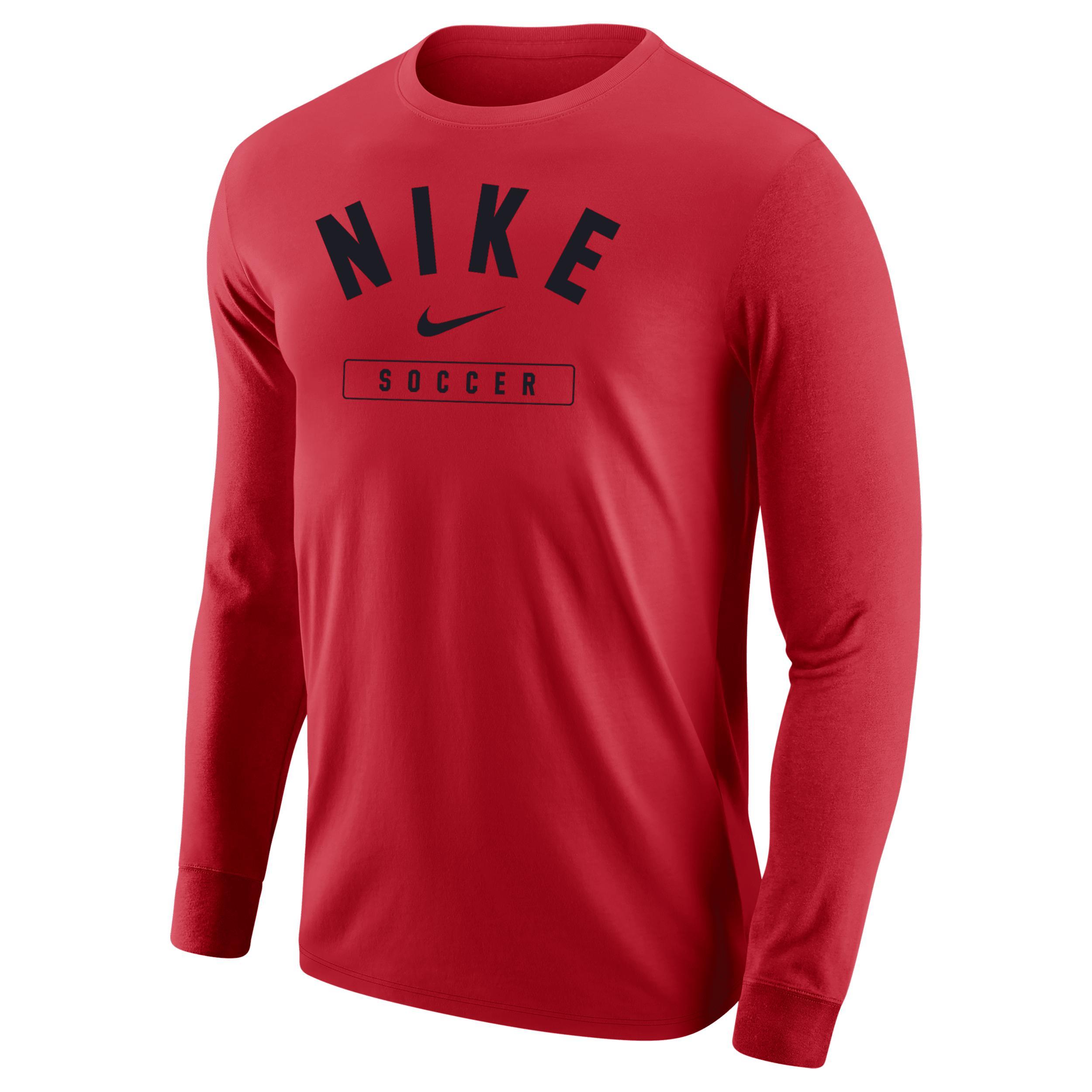 Nike Men's Swoosh Soccer Long-Sleeve T-Shirt Product Image