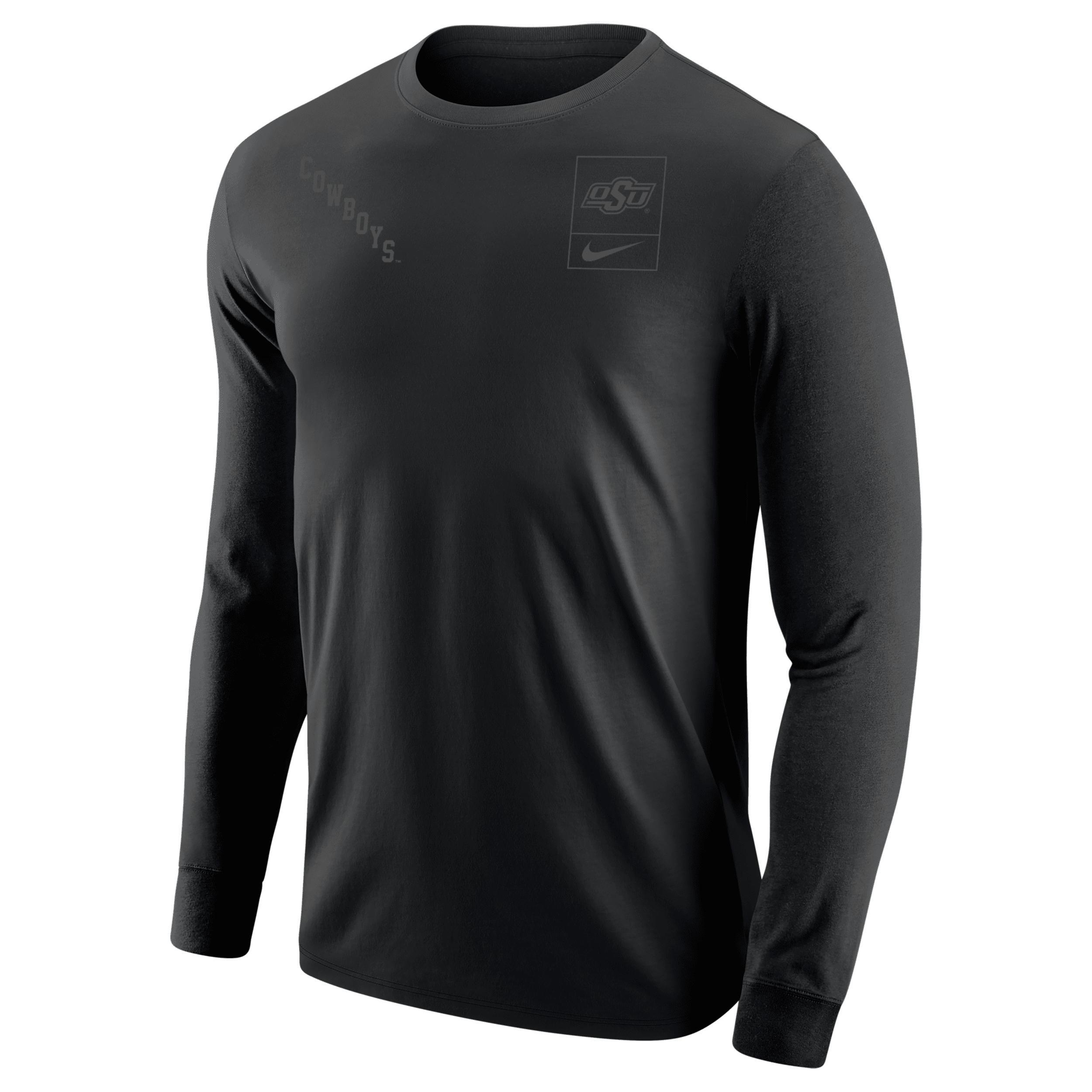 Oklahoma State Olive Pack Nike Men's College Long-Sleeve T-Shirt  Product Image