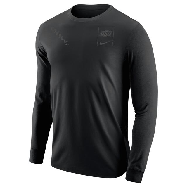 Oklahoma State Olive Pack Nike Men's College Long-Sleeve T-Shirt Product Image