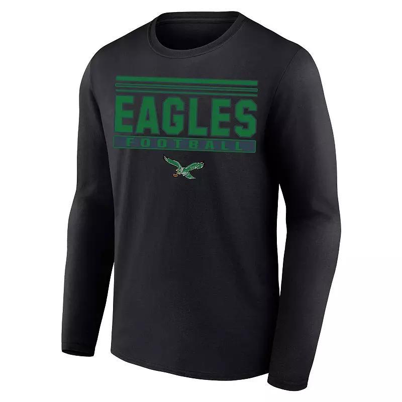 Mens Fanatics Philadelphia Eagles Big & Tall Throwback Thermal Long Sleeve T-Shirt Product Image