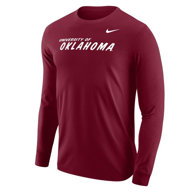 Oklahoma Nike Men's College Long-Sleeve T-Shirt Product Image