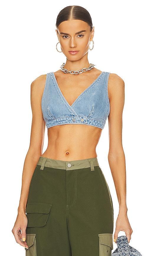 Shae Denim Bralette Top Product Image