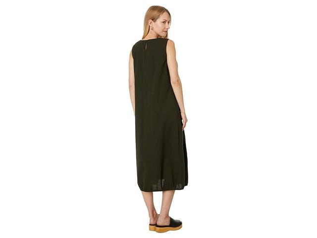 Eileen Fisher Lantern Dress (Seaweed) Women's Clothing Product Image