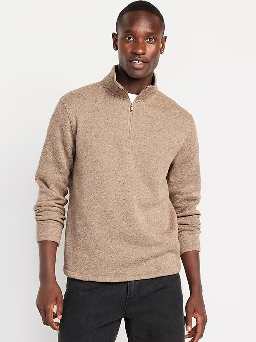 Quarter-Zip Sweater Product Image