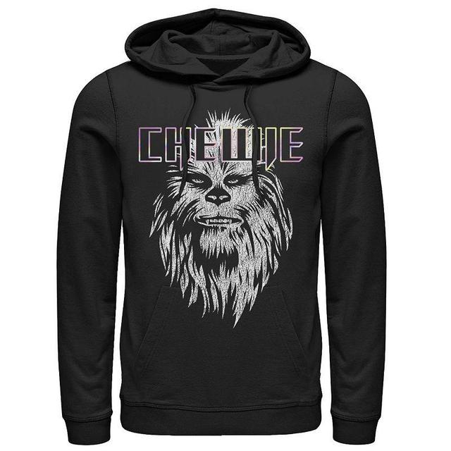 Mens Star Wars Chewie Neon Logo Hoodie Product Image