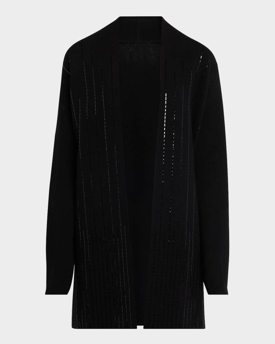 Cashmere Embellished Double-Knit Cardigan Product Image