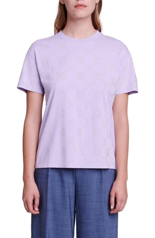 Maje Tstrass Studded Tee Product Image