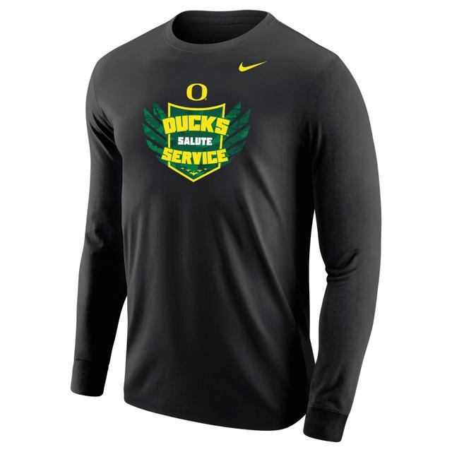 Oregon Nike Men's College Long-Sleeve T-Shirt Product Image