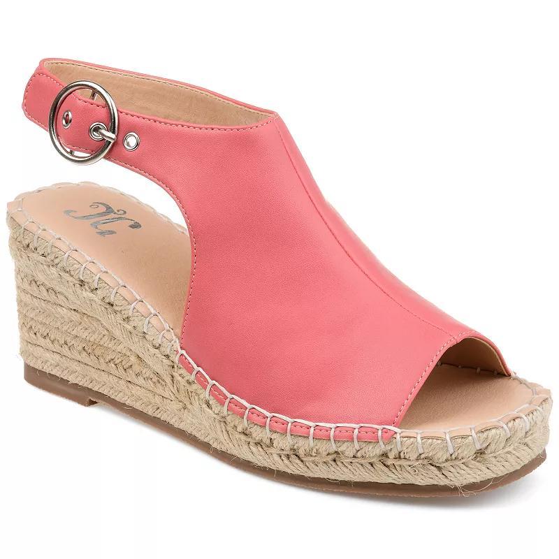 Journee Collection Crew Womens Espadrille Wedges Product Image