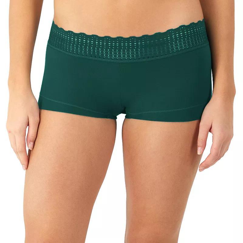 Maidenform Dream Cotton Lace-Trim Boyshort Underwear 40859, Womens Product Image