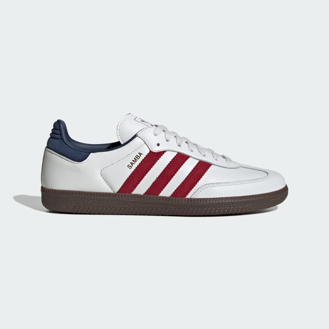 adidas Samba OG Shoes Core White M 7 / W 8 Mens Product Image