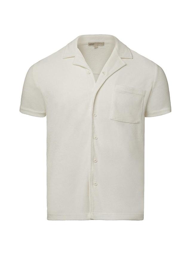 Mens Terry Cloth Camp Shirt Product Image