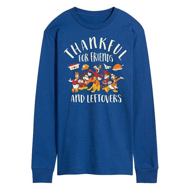 Disney Mens Friends And Leftovers Long Sleeve Black Product Image