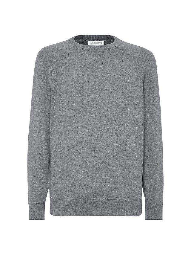 Mens Cashmere Sweatshirt Style Sweater Product Image