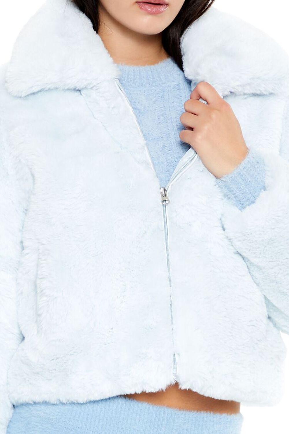 Faux Fur Zip-Up Coat | Forever 21 product image